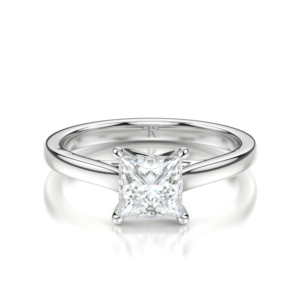 Salome Engagement Ring in Platinum